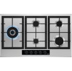 AEG HGB95522YM 86cm Gas Hob In Stainless Steel