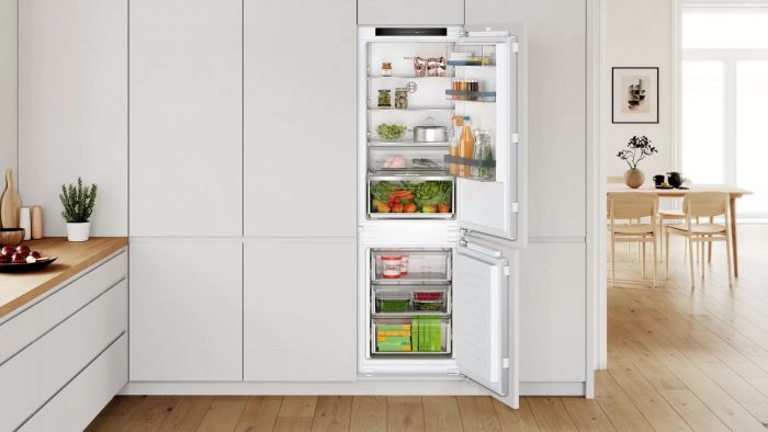 bosch integrated under counter frost free freezer