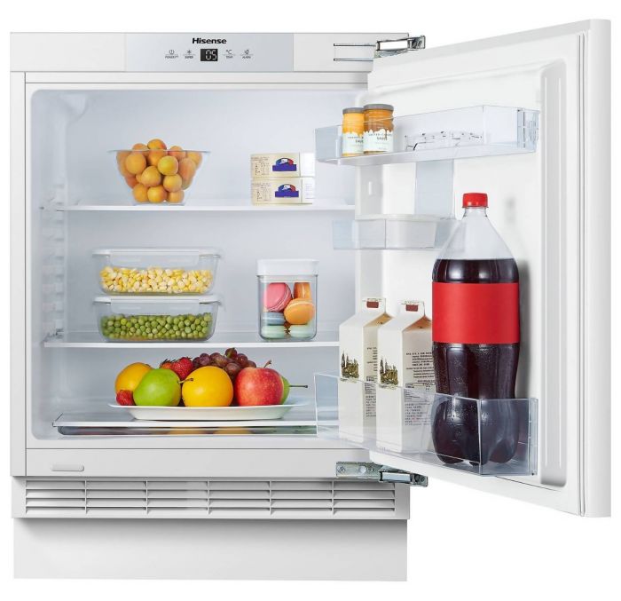 hisense integrated larder fridge