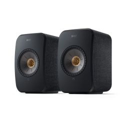 Kef LSX II Wireless Bookshelf Speakers In Black