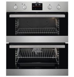 AEG DUB535060M Built Under Double Oven In Stainless Steel