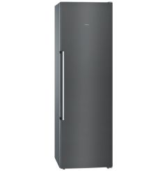 Siemens iQ500 GS36NAXEP Freestanding Frost Free Tall Freezer - E Rated - Black Steel 