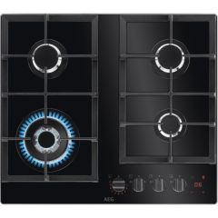 AEG HKB64450NB 59cm Gas Hob In Black