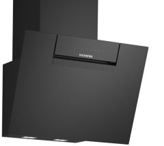 Siemens LC67KFN60B iQ300 60cm Angled Cooker Hood - A+ Rated - Black 