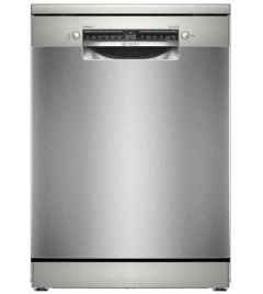 Bosch Series 6 SMS6TCI01G Standard Freestanding Dishwasher With Zeolith Drying - A Rated - Silver Inox