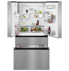 AEG 9000 Series RMB954E9VX American Fridge Freezer With Ice & Water - Stainless Steel