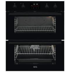 AEG DUB535060B Built Under Double Oven In Black