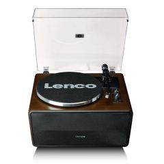 Lenco LS-470WA Turntable In Dark Walnut