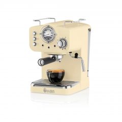 Swan SK22110CN Cream Retro Espresso Coffee Machine