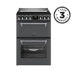 Stoves Richmond Deluxe 60DF 60cm Dual Fuel Mini Range Cooker - Anthracite