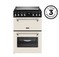 Belling Farmhouse 60DF 60cm Dual Fuel Mini Range Cooker - Cream